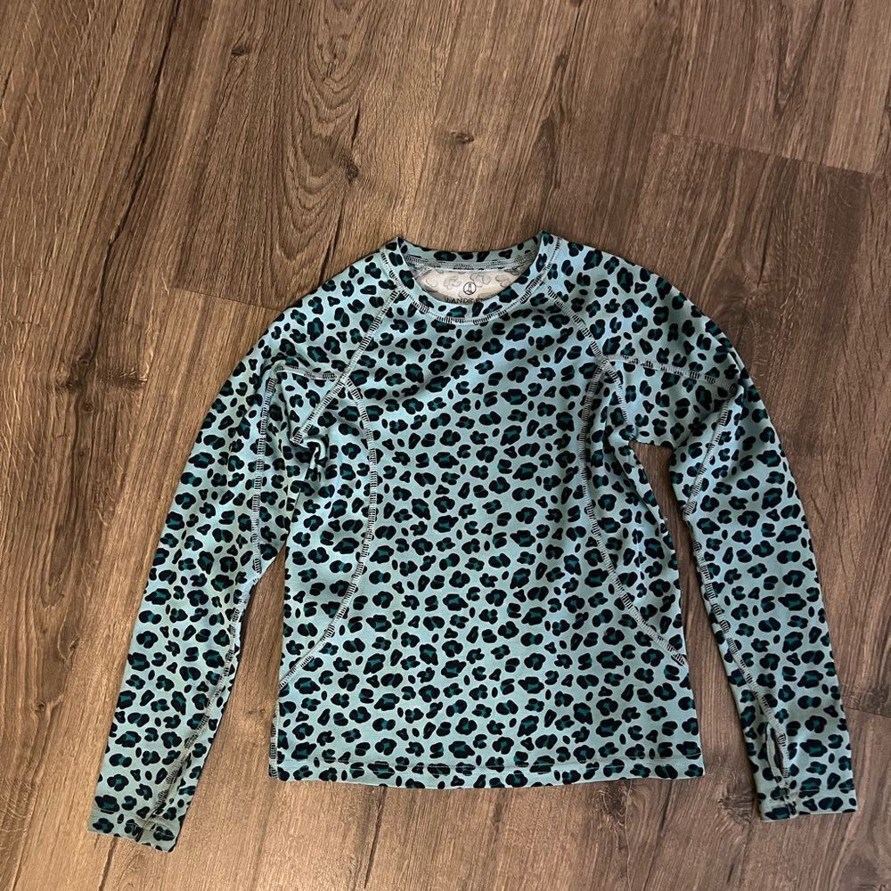 Lands End long sleeve Kids Base Layer L (6x -7)